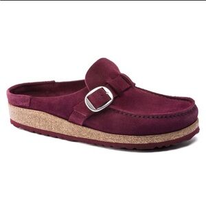New! Birkenstock Buckley Clog Suede Leather